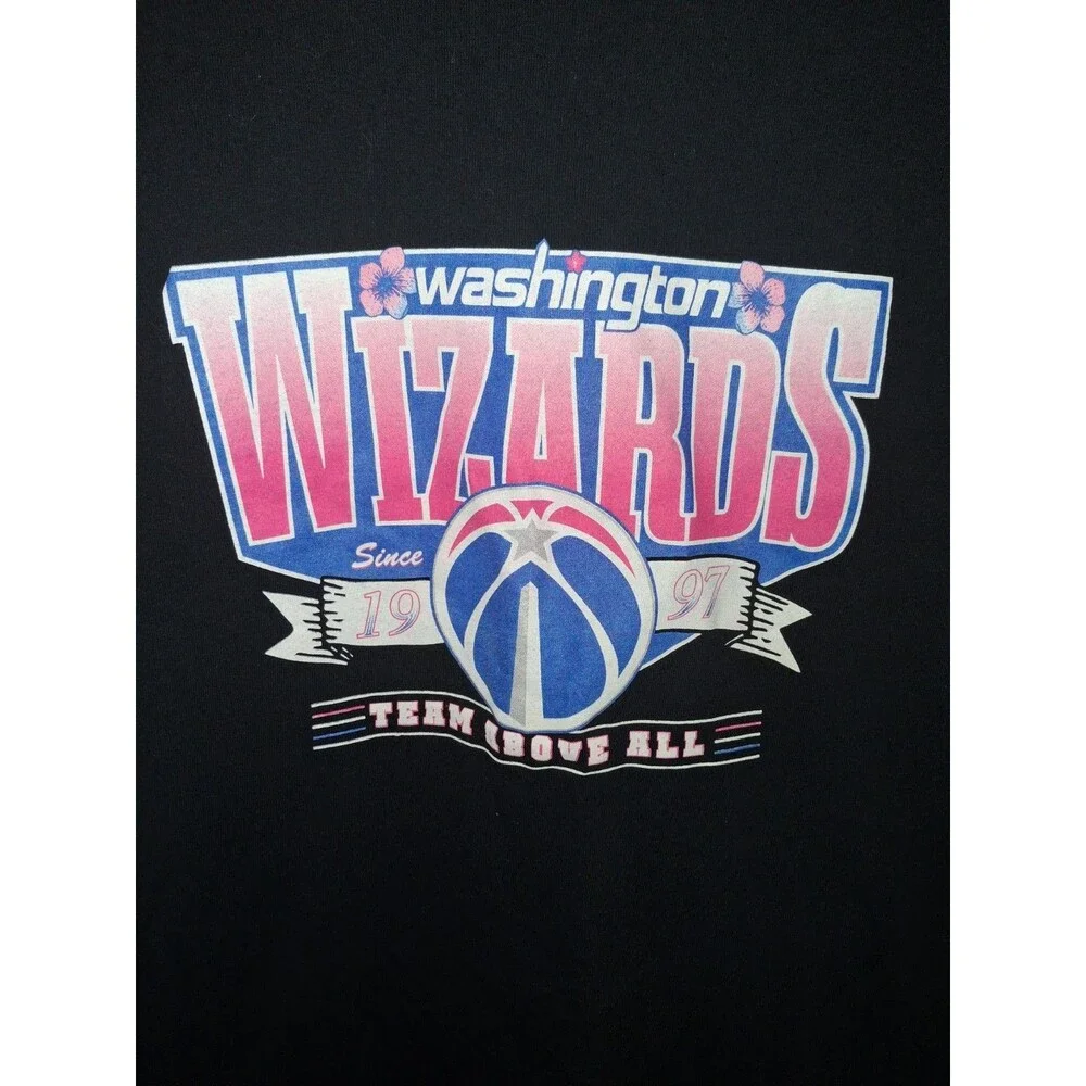 Washington Wizards Team Above All T Shirt Mens XL Black Caesars Sportsbook...